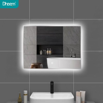 DHEEM Factory IP44 Waterproof Custom Decorative Framed LED Mirrors