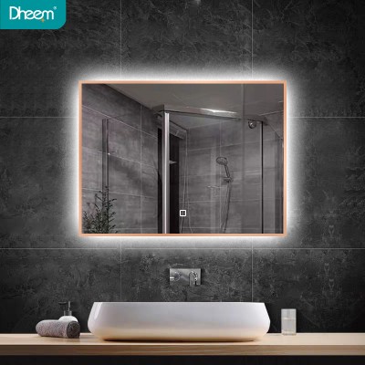 China Factory Wholesale IP44 Waterproof Illuminated Vanity LED Bathroom Mirror