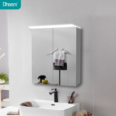 DHEEM Modern Storage Bathroom Vanity Mirror Cabinet